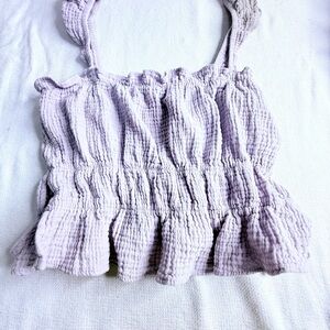 Liberty Lilac Smocked Camisole